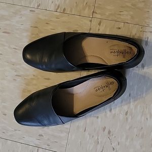 Black Clark's loafers